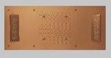 SS 3 FUNCTION CONCEALED CEILING MOUNTED SHOWER WITH INSTALLATION KIT FOR FALSE CEILING(RAIN, DUAL POWDER FLOW & MIST) - AQUANT - (BRUSHED ROSE GOLD - HYDRO TORRENT - 800x350 mm - 32inchX14inch)