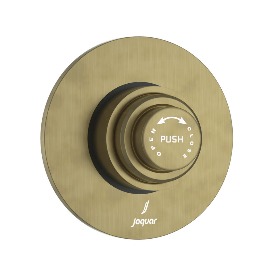 METROPOLE FLUSH VALVE (CONCEALED BODY)WITH EXPOSED SHUT OFF PROVISION & WITH ROUND FLANGE - JAQUAR FAUCETS - ( ANTIQUE BRONZE - FLUSH VALVE - 0x32 mm - 0inchX1.28inch )