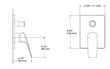ENGAGE AQUA TURBO 230 VALVE TRIM WITH DIVERTER - KOHLER PREMIUM -  ( VIBRANT FRENCH GOLD - PREMIUM - 0x15 mm - 0inchX0.5inch )