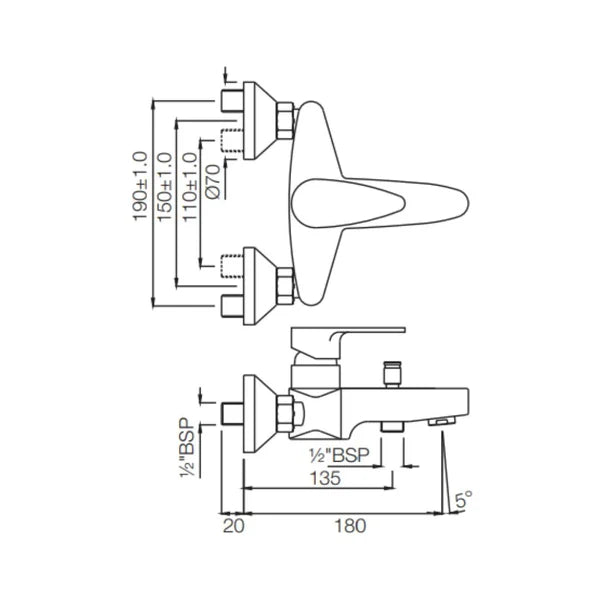 FLUSH VALVE WITH ELBOW - JAQUAR FAUCETS - ( ANTIQUE COPPER - FLUSH VALVE - 0x32 mm - 0inchX1.28inch )