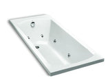 OVE DROP-IN ACRYLIC WHIRLPOOL W/O PILLOW - KOHLER LUXURY -  ( WHITE - LUXURY - 0x2000 mm - 80inchX0inch )