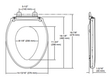 OVE ELONGATED QUIET-CLOSE SEAT FOR 17629IN-SM-0 - KOHLER PREMIUM -  (  - PREMIUM - 0x0 mm - 0inchx0inch )