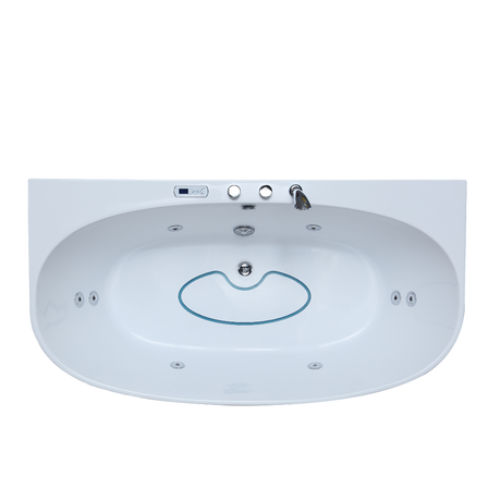JACUZZI FULLY LOADED GRANDEUR - OYSTER -  ( WHITE - GRANDEUR - 1700x875 mm - 68inchX35inch )