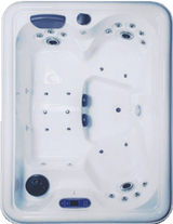 HYDRA SPA(HT-800MM) W/COVER W/O SKIRTING - OYSTER -  ( WHITE - HYDRA - 1900x1350 mm - 76inchX54inch )