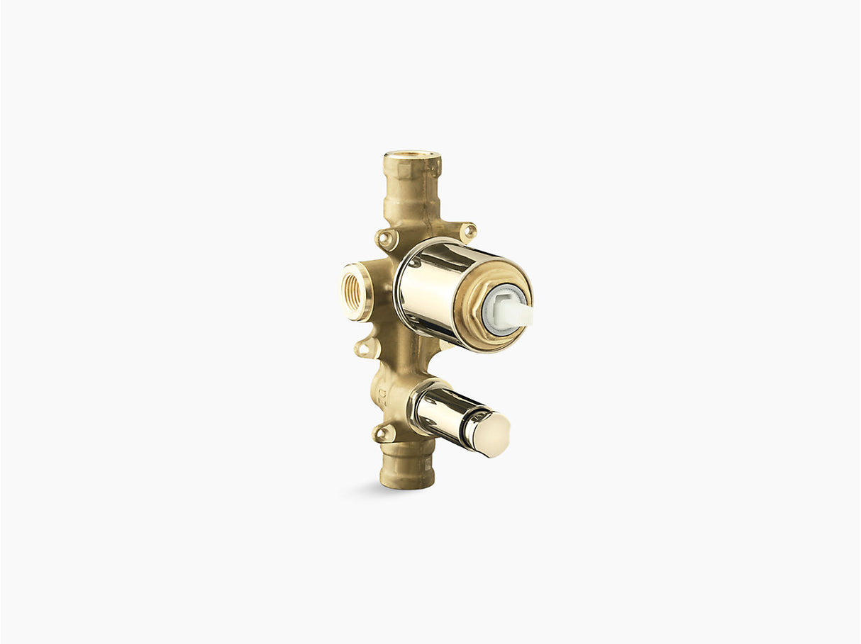 AQUA TURBO 235 MANUAL VALVE WITH SLEEVE & BUTTON FOR PROJECT - KOHLER POPULAR -  ( CHROME - POPULAR - 0x15 mm - 0inchX0.5inch )