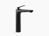 FLUENCE TM TALL SINGLE CONTROL LAV FAUCET W/O DRAIN - KOHLER PREMIUM -  ( MATTE BLACK - PREMIUM - 0x15 mm - 0inchX0.5inch )