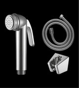 ABS HEALTH FAUCET SET WITH 1 MTR FLEXIBLE HOSE & WALL HOOK - AQUANT - (CHROME -  - 0x0 mm - 0inchX0inch)
