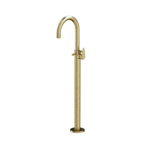 EXPOSED PARTS OF FLOOR MOUNTED SINGLE LEVER BATH MIXER WITH PROVISION FOR HAND SHOWER (COMPATIBLE WITH ALD-121)- JAQUAR FAUCETS -  ( ANTIQUE BRONZE - FLOOR STANDING MIXER - 0x15 mm - 0inchX0.5inch )