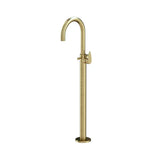 EXPOSED PARTS OF FLOOR MOUNTED SINGLE LEVER BATH MIXER WITH PROVISION FOR HAND SHOWER (COMPATIBLE WITH ALD-121)- JAQUAR FAUCETS -  ( ANTIQUE BRONZE - FLOOR STANDING MIXER - 0x15 mm - 0inchX0.5inch )
