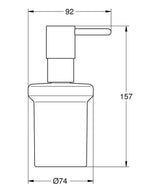 ESSENTIALS SOAP DISPENSER - GROHE -  ( CHROME - G3 - ESSENTIALS - 0x0 mm - 0inchX0inch )