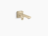 ENGAGE TM WALL-MOUNT BATH SPOUT WITH DIVERTER - KOHLER PREMIUM -  ( VIBRANT FRENCH GOLD - PREMIUM - 0x15 mm - 0inchX0.5inch )