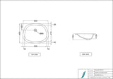UNDER COUNTER BASIN WITH FIXING ACCESSOR - JAQUAR SWARE - ( WHITE - - 0x0 mm - 0inchX0inch )