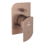 SINGLE LEVER CONCEALED HIGH FLOW DIVERTER - JAQUAR FAUCETS -  ( ANTIQUE COPPER - ALIVE - 0x15 mm - 0inchX0.5inch )