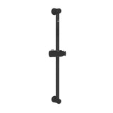 SLIDING RAIL 600MM LONG ROUND SHAPE WITH HAND SHOWER HOLDER - JAQUAR FAUCETS - ( BLACK MATT - SHOWER ACC. - 0x600 mm - 0inchX24inch )