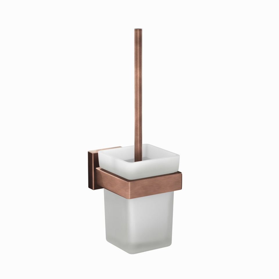 W.C.BRUSH HOLDER - JAQUAR FAUCETS - ( ANTIQUE COPPER - ACC. KUBIX PRIME - 0x0 mm - 0inchX0inch )