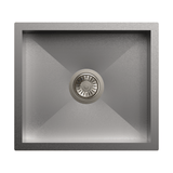 1 BOWL W/O DRAIN BOARD (DEPTH 8INCH)THK 0.8MM  - CARYSIL -  ( MATT FINISH - QUADRO CLASSIC - 457x406 mm - 18inchX16inch )
