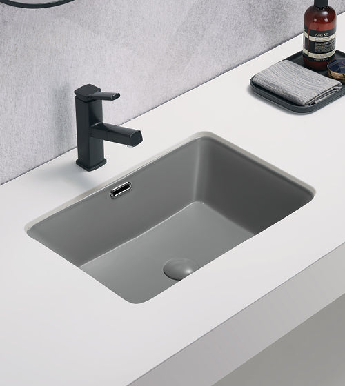 UNDER COUNTER WASH BASIN - AQUANT -  ( MATT LUNAR GREY -  - 534x367x171 mm - 21.36inchX14.68inchX6.84inch )