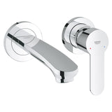 EUROSTYLE COSMOPOLITAN 2-HOLE, 1-HANDLE WALL-MOUNT BASIN MIXER, S SIZE - GROHE -  ( CHROME - G3 - EUROSTYLE - 0x15 mm - 0inchX0.6inch )