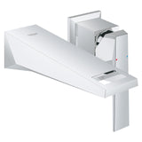 ALLURE BRILLANT 2-HOLE, 1-HANDLE WALL-MOUNT BASIN MIXER, S SIZE - GROHE -  ( CHROME - G5 - ALLURE BRILLIANT - 0x0 mm - 0inchX0inch )