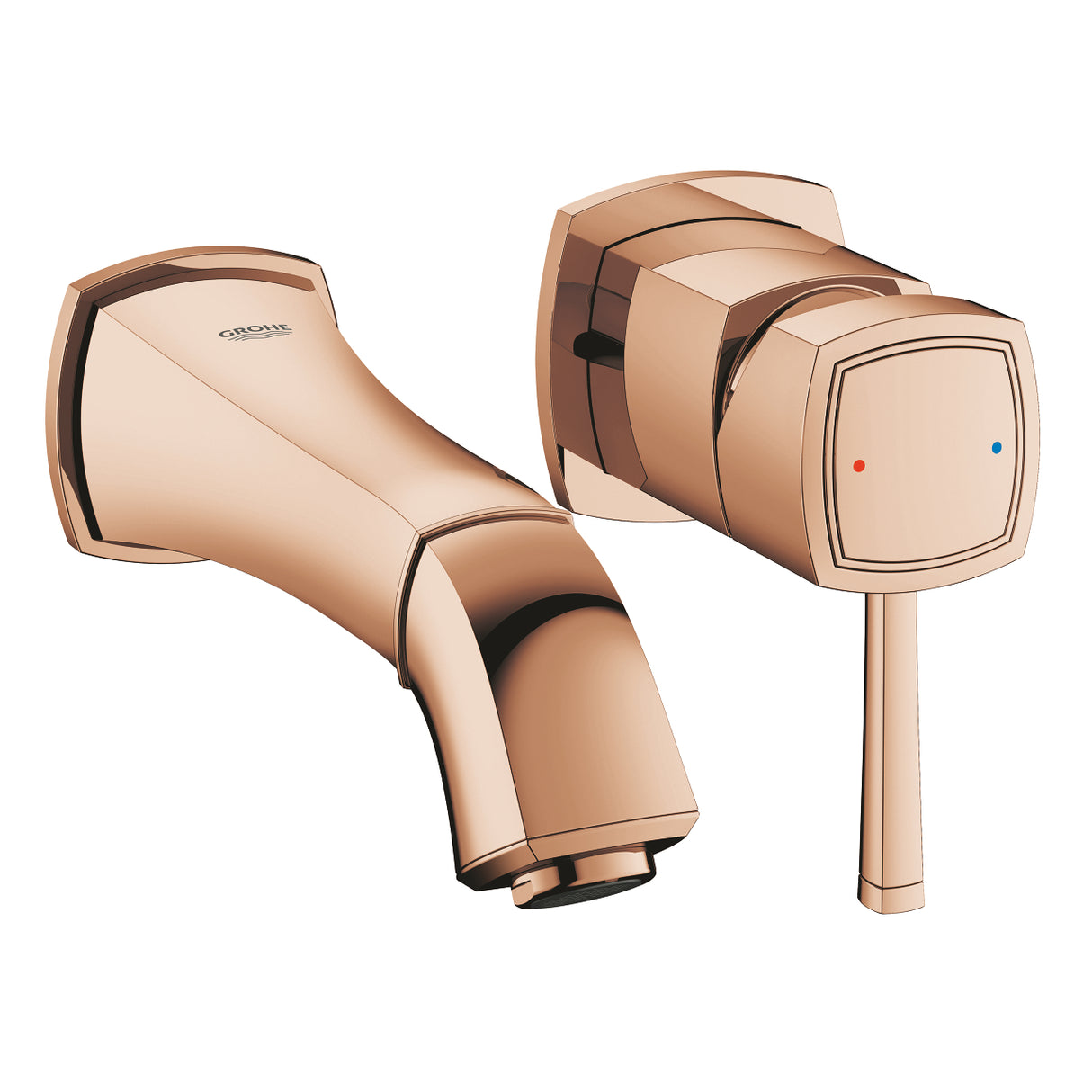 GRANDERA 2-HOLE WALL-MOUNT BASIN MIXER, S SIZE - GROHE -  ( WARM SUNSET - G5 - GRANDERA - 0x0 mm - 0inchX0inch )