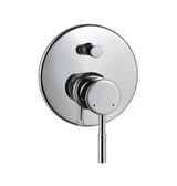 S.L.EXPOSED PARTS DIV KIT BUTTON ON TOP - JAQUAR FAUCETS -  ( CHROME - SOLO - 0x15 mm - 0inchX0.5inch )