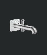 BRASS BUTTON SPOUT WITH HAND SHOWER CONNECTION - AQUANT - (CHROME - ORCHID SERIES - 0x0 mm - 0inchX0inch)