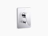 FLUENCE TM AQUA TM TURBO 235 RECESSED NON-THERMOSTATIC BATH AND SHOWER VALVE TRIM - KOHLER PREMIUM -  ( CHROME - PREMIUM - 0x15 mm - 0inchX0.5inch )
