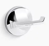 EOLIA COMPLEMENTARY DOUBLE ROBE HOOK - KOHLER POPULAR -  ( POLISHED  CHROME - POPULAR - 0x0 mm - 0inchX0inch )