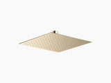 SQUARE RAINDUET EDGE HEADSHOWER - KOHLER PREMIUM -  ( VIBRANT FRENCH GOLD - PREMIUM - 254x254 mm - 10.16inchX10.16inch )