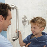 GRAB BAR - VIKING -  ( BRUSHED - SS 304 - 0x300 mm - 0inchX12inch )