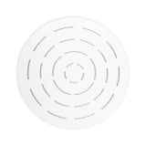 SINGLE FUNCTION MAZE OVERHEAD SHOWER ROUND SHAPE - JAQUAR FAUCETS - ( WHITE MATT - OVERHEAD SHOWER - 0x240 mm - 9.6inchX0inch )