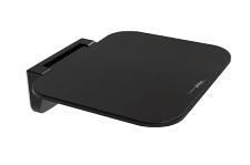 SHOWER SEAT HIGH LOAD-BEARING (200KG)SKY BOX - HINDWARE -  ( BLACK -  - 380x310 mm - 15.2inchX12.4inch )