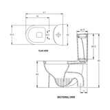 EWC GRACIA W/S.COVER S-TRAP 110MM - HINDWARE -  ( STAR WHITE - ITALIAN - 0x0 mm - 0inchX0inch )