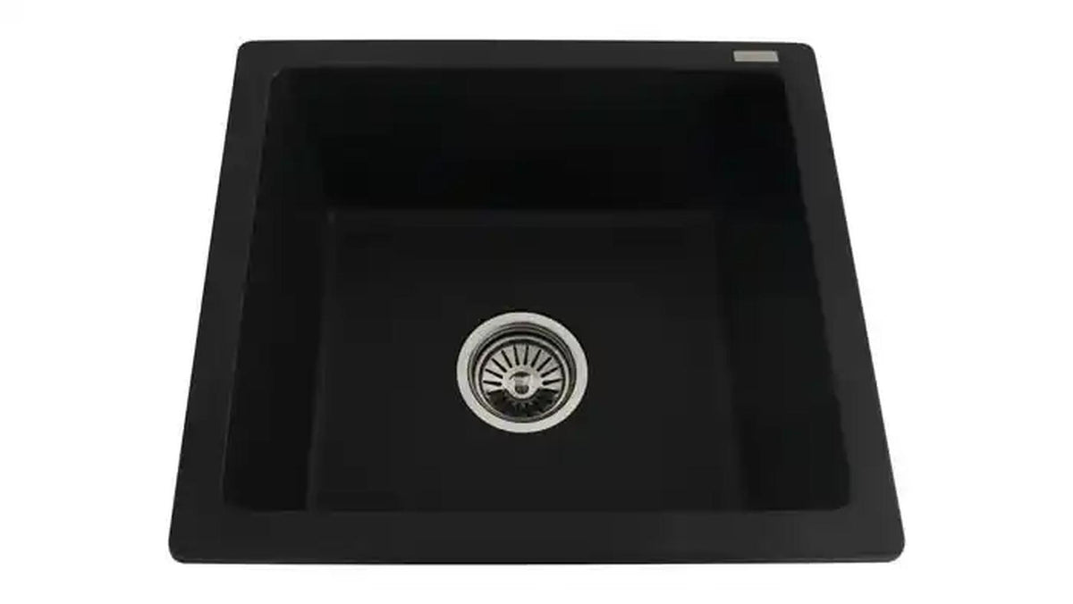 1.0 BOWL QUARTZ SINK WITH FA-05A WASTE COUPLING (DEPTH 8INCH)- FUTURA ...
