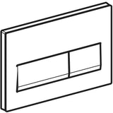 ACTUATOR PLATE ALPHA 25 SQUARE - GEBERIT -  ( BLACK MATT - ALPHA - 0x0 mm - 0inchX0inch )