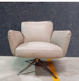 SC99A  LEATHER SOFT LEISURE CHAIR - FURNITURE - ( - BUENA CASA - 508x737x762 mm - 20.32inchX29.48inchX30.48inch)