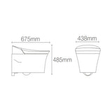 WALL HUNG INTELLIGENT EWC WITH SEAT COVER - KOHLER LUXURY -  ( WHITE - LUXURY - 0x0 mm - 0inchX0inch )