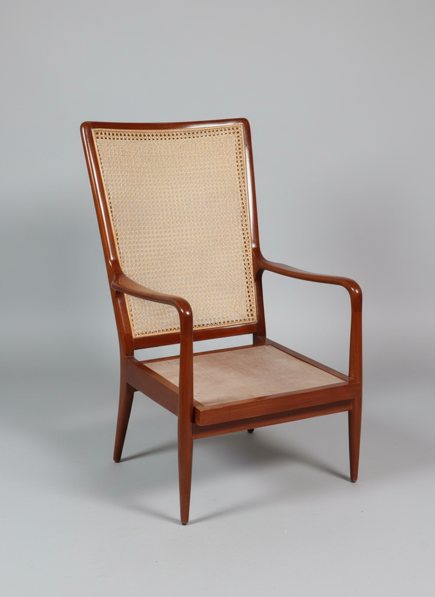 WOODEN JUTE MESH TEAK WOOD COMFORT CHAIR W/O CUSHION (ARM 559 MM) - FURNITURE - ( - BUENA CASA - 711x559x1016 mm - 28.44inchX22.36inchX40.64inch)