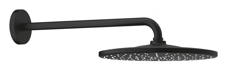 RAINSHOWER MONO 310 ROUND HEAD SHOWER SET 422 MM CEILING SHOWER ARM, 1 SPRAYS - GROHE -  ( PHANTOM BLACK - G5 - RAINSHOWER - 0x310 mm - 0inchX12.4inch )