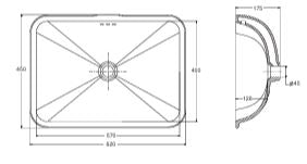 FOREFRONT UC LAVATORY - KOHLER PREMIUM -  (  - PREMIUM - 0x15 mm - 0inchX0.5inch )