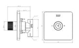 EASYSET FOR BODY SHOWER - AMERICAN STANDARD -  ( WARM SUNSET - EASYSET - 0x15 mm - 0inchX0.6inch )