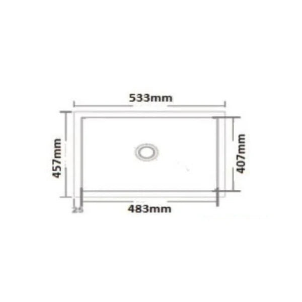 1.0 BOWL SS SINK WITH WASTE COUPLING (DEPTH 9)- FUTURA -  ( ROSE GOLD - HAND CARVED COLOUR SERIES - 533x457 mm - 21.32inchX18.28inch )