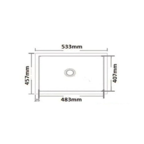 1.0 BOWL SS SINK WITH WASTE COUPLING (DEPTH 9)- FUTURA -  ( ROSE GOLD - HAND CARVED COLOUR SERIES - 533x457 mm - 21.32inchX18.28inch )