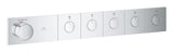 RSH AQUA THERMOSTAT TRIM 5 VALVES SMARTCONTROL - GROHE - (CHROME - GROHE - 0x15 mm -  0inchX0.5inch)