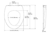 PATIO-QUITCLOSE S/COVER FOR 18131IN-S-0 - KOHLER POPULAR -  ( WHITE - POPULAR - 0x0 mm - 0inchX0inch )