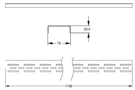 SHWR CHANNEL DRAIN(LINE-DESIGN)W/O BASE - AQUANT - ( 304 STAINLESS STEEL - - 1200x80 mm - 48inchX3inch )