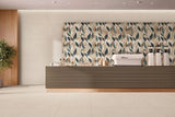 ROYAL CELESTINE BLOOM DECOR - CREANZA -  (  - SHAPE+GLUE ART - 1200x600 mm - 48inchX24inch )
