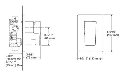 HONE AQUA TURBO 235 RBS TRIM - KOHLER PREMIUM - ( VIBRANT FRENCH GOLD - PREMIUM - 0x0 mm - 0inchX0inch )