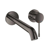 ESSENCE 2-HOLE, 1-HANDLE WALL-MOUNT BASIN MIXER, L SIZE - GROHE -  ( HARD GRAPHITE - G5 - ESSENCE - 0x15 mm - 0inchX0.5inch )