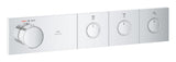 RSH AQUA THERMOSTAT TRIM 3 VALVES SMARTCONTROL - GROHE - (CHROME - GROHE - 0x15 mm -  0inchX0.5inch)